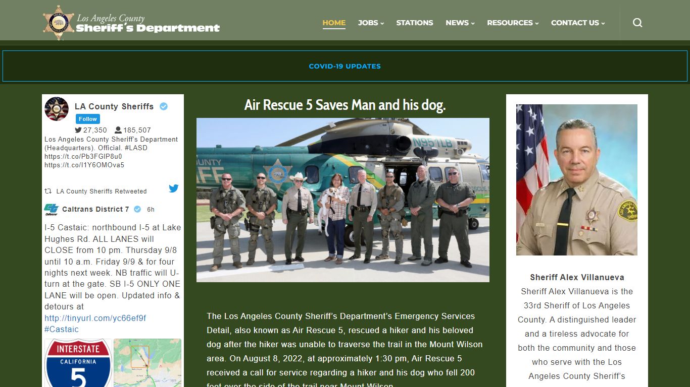 Los Angeles County Sheriff's Department | A Tradition of Service